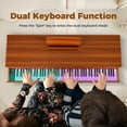 thumbnail image 4 of Costway 88-Key Graded Hammer Action Weighted Keyboard with  Push-pull Drawer Record Replay, 4 of 10