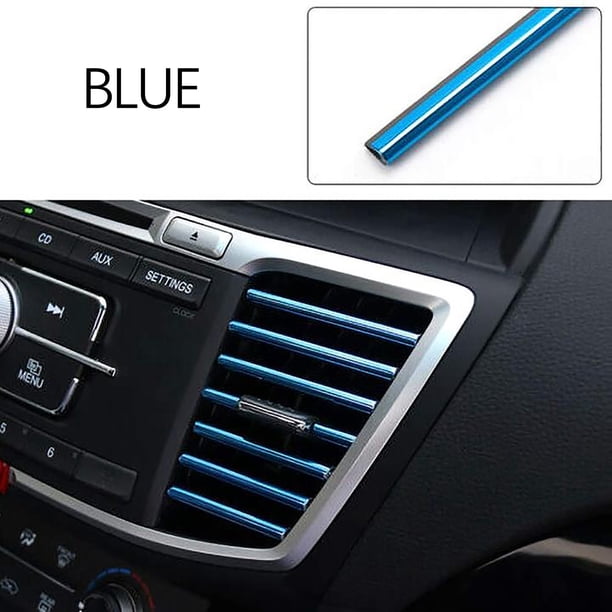 Tira decorativa para toma de aire acondicionado del coche Xihbxyly Tira anticolisión