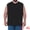 Black, variant on DARING DIVA Men's V-Neck Soft Breathable Sleeveless Undershirt Tank Top XL White