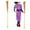 Black, variant on Halloween Decor, Halloween Witch Plastic Witch Broomstick Cosplay Props Realistic Flying Stick Accessory For Costumes