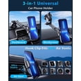 thumbnail image 2 of Car Phone Holder, Dashboard/Windshield/Air Vent Strong Suction Car Phone Holder, Rainway Universal Car Phone Holder, 360 Rotating Car Phone Holder for Mos, 2 of 5