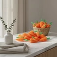 thumbnail image 4 of 50 Pieces Spring Easter Brush Carrots Mini Artificial Carrot Easter Carrots Toy Artificial Fabric Carrot Bunny Decor Seasonal Vegetable Toys for Home Tiered Tray Basket Filler Kitchen Party Decor, 4 of 8