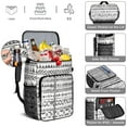 thumbnail image 2 of Insulated Backpack Cooler 20L - Leakproof Lunch Backpack for Outdoor, Travel & Work, Keeps Food & Drinks Cold/Hot 20 Hours, Durable Oxford Fabric with Tablet Compartment & Bottle Opener, 2 of 5