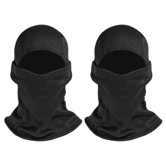 DESIGNICE 2 Pcs Ski Mask,High Protection Ski Mask for Men,Strong Stretch Resistance Full Face Mask,Style 1