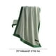 thumbnail image 3 of Toalla de baño grande | 100 % algodón | Extra gruesa y absorbente | 130 x 68 cm | Secado rápido para casa, playa, hotel y spa | Verde, gris y café, 3 of 6