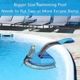 thumbnail image 3 of 2 rampas de escape de rescate de animales de piscina azul, rescate de rampa flotante, rana=dispositivo de escape accesorios de piscina, dispositivo de rescate, para ranas, sapos, animales, ratones, pá, 3 of 5