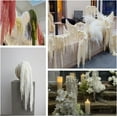 thumbnail image 7 of Duslogis 5Pcs Bleached Amaranthus Hanging Flowers - 16''-28'' Dried Preserved White Hanging Wisteria Flowers for Wedding Bouquet, Wall Decoration, Home Decor (White, 5Pcs), 7 of 7