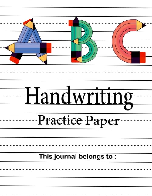 Handwriting Practice Paper: wide ruled Handwriting Book For Kids.For