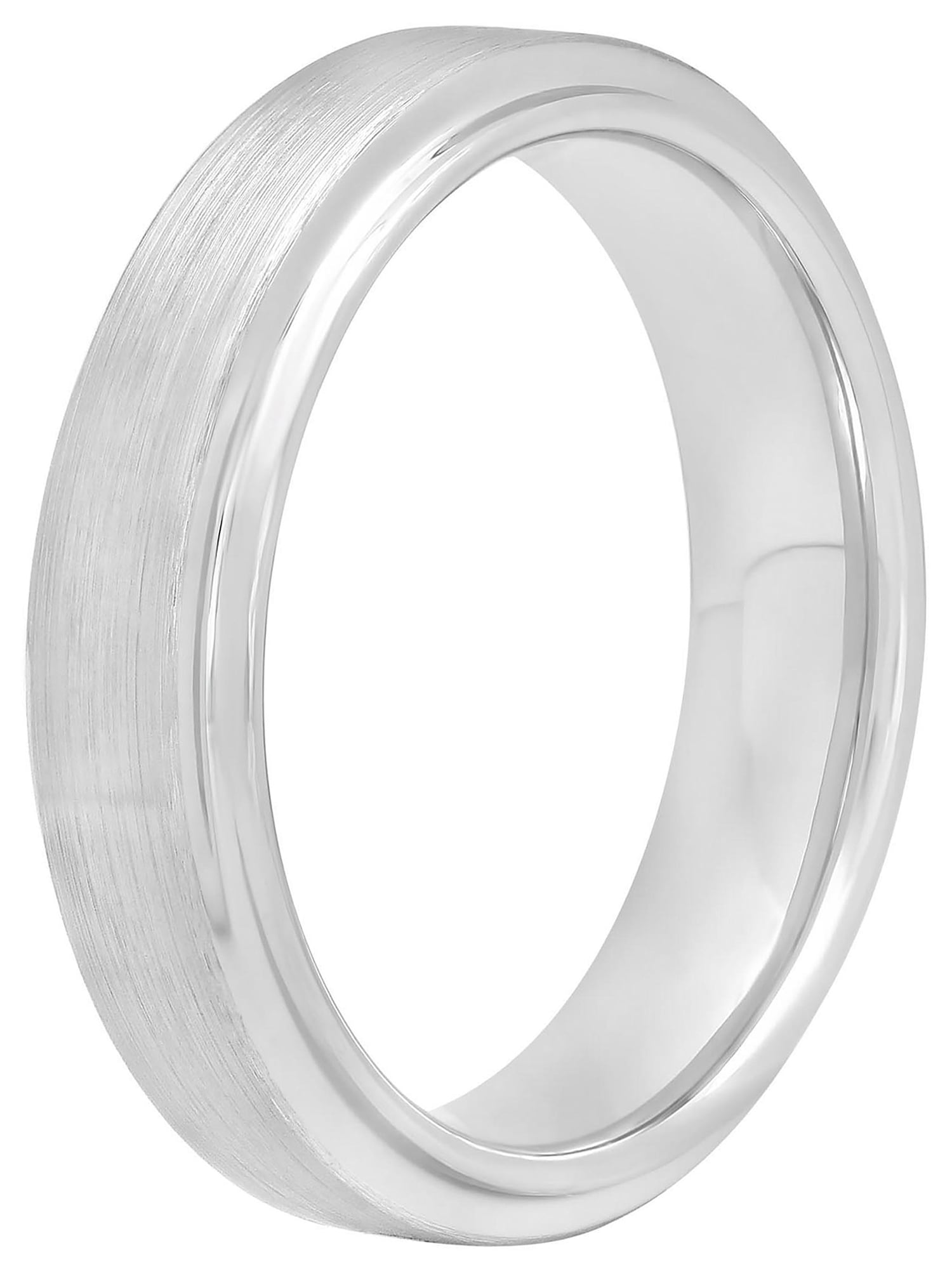 Men's Tungsten 6MM Satin and High-Polished Wedding Band by Brilliance Fine Jewelry - Mens Ring