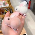 thumbnail image 2 of Convenient Hair Clip Excellent Workmanship Colorful Cartoon Rabbit Shape Hair Pin for Kids, 2 of 7