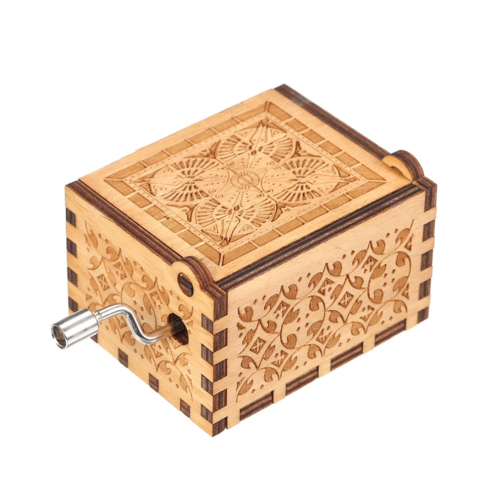 antique wooden music boxes