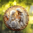 thumbnail image 2 of PALIFEUR Christmas Decorations Nativity Scene Ornaments, Xmas Religious Christmas ​Ornaments, Christian Christmas Nativity 3D Hanging Ornaments for Holiday Party Christmas Tree Decorations, 3.15 inch, 2 of 8