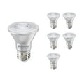 thumbnail image 4 of Bulbrite  Pack of (6) 7 Watt Dimmable Flood PAR20 Medium (E26) LED Bulb 500 Lumens, 3000K, and 80 CRI Flood PAR20, 4 of 5