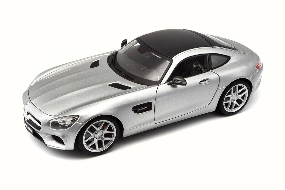 Maisto Mercedes Benz AMG GT 1:18 Diecast Model Car Silver