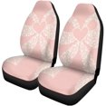 thumbnail image 1 of ABPHQTO Juego de 2 fundas para asientos de coche con forma de arco, amor, corazón, Universal, protector de asientos delanteros para coche, sedán SUV, camión, 1 of 4