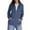 Navy, variant on WTOBBY Women's Oversized Zip Hoodie Long Sleeve Casual Sweatshirt Jacket Pullover Style with Kangaroo Pocket Side Split Detail Fleece Lined Comfort Fit for Street Fashion,Dark Gray XL