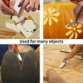 thumbnail image 3 of PENGXIANG 12 Piece Wood Carving Tool Kit Steel Detail Processing Knife Set For Wax Carving Sculptor Hand Chisel For Clay Sculpture, 3 of 7