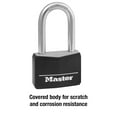 thumbnail image 3 of Master Lock Covered Aluminum Padlock, 40 mm (1-9/16 in) Body, 38 mm (1-1/2 in) Shackle, Keyed, 3 of 5