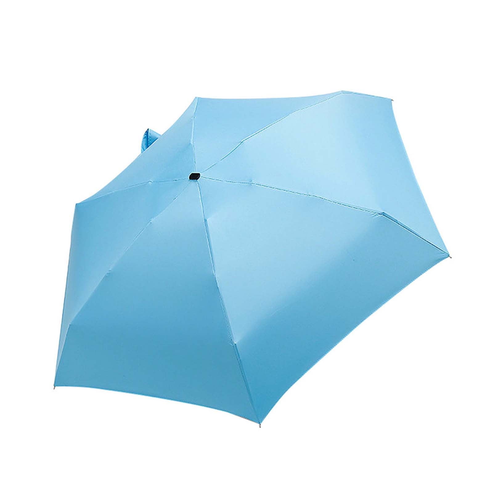  Mini Sun Travel Umbrella Ring handle Coating Layer Fabric  Blocking/anti UPF 50 UV Protection 99.9% Compact Folding Purse  Umbrella/Lightweight Small Portable Backpack/Rain Sun/Men Women Kids  (Beige) : Clothing, Shoes & Jewelry