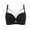 Black, variant on MLCDZ Women's Plus Size Full Coverage Underwire Bra Lightly Lined Seamless T Shirt Bra Support Thick Straps Comfort Daily Bras Black 34B