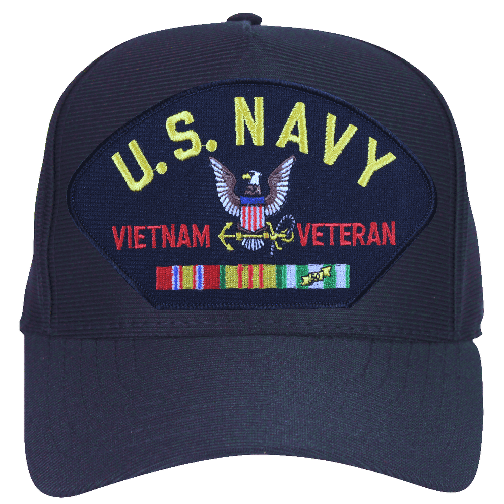 U.S. Navy Vietnam Veteran Cap with Logo and Ribbons Ball Cap Walmart