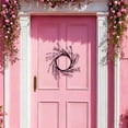 thumbnail image 2 of Front Door Wreath for Spring Summer, Denbek 32Cm Artificial Wreath for Front Door - Colorful & Full Faux Flower and Greenery Arrangement, 2 of 5