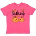 thumbnail image 3 of Inktastic Big Brother Pumpkins with Fall Leaves Youth T-Shirt, 3 of 5