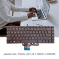 thumbnail image 3 of pitrice Mechanical Laptop Keyboards Backlit Dustproof Fluent Typing Good Touch Well Fit Keypad Replacement for HP Spectre 13-AW, 3 of 6