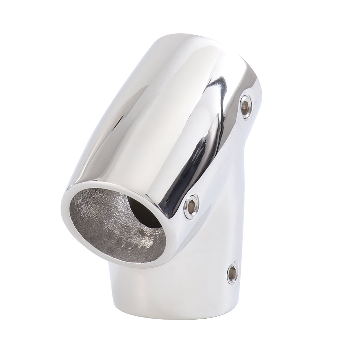 HOMEMAXS 60°Boat Pipe Connector 3way 316 Stainless Steel Marine Yacht Railing Handrail Pipe