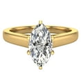 thumbnail image 5 of Diamond Engagement Ring For Women Marquise Solitaire GIA Certified 6-Prong 0.75 Carat 14K Gold (J,SI), 5 of 7