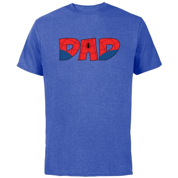 Marvel Super Heroes Spider-Man Costume Father’s Day Gift Dad - Short Sleeve Cotton T-Shirt for Adults - Customized-Royal Heather