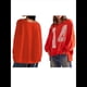 thumbnail image 2 of Camiseta con Gráfico de Números para Mujer, Sudadera de Larga con Cuello Redondo, Suéteres Extragrandes. Color Naranja M, 2 of 6