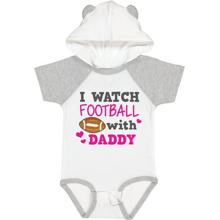 

Inktastic I Watch Football with My Daddy Gift Baby Boy or Baby Girl Bodysuit