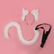 thumbnail image 3 of Kit de disfraz de cola larga de zorro lobo BLESIY para mujer Halloween Cosplay Blanco, 3 of 7