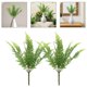 thumbnail image 5 of 2 piezas de helechos artificiales para decoración, plantas de plástico de imitación realistas para el hogar, la oficina, el jardín y la boda., 5 of 8