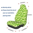 thumbnail image 3 of Balery Daisies Flowers Funda de Asiento para Auto con Diseño - Cubierta Frontal Suave y Transpirable con Protector Antideslizante- 1 Unidad, 3 of 5