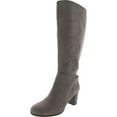 thumbnail image 4 of Giani Bernini Womens Adonnys Leather Zipper Knee-High Boots, 4 of 5