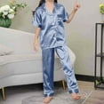 thumbnail image 2 of Niñas Ropa Color Sólido Manga Corta Traje de Hogar 60% Algodón 40% Lino, Invierno Bebé Niños Ropa Conjunto para Niño Pequeño, 2 of 8