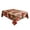 A004- Style D, variant on Christmas Tablecloth with Waterproof Fabric & Lace Trim, Rectangular Tablecloth for Dining Table Decorations, Red Plaid & Green Plaid Holiday Party Table Cloth for Christmas