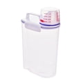 thumbnail image 1 of Conteneur à Riz Boîte de Rangement pour Céréales avec Bouchon 2kg Distributeur en Plastique Anti-Humidité, 1 of 8
