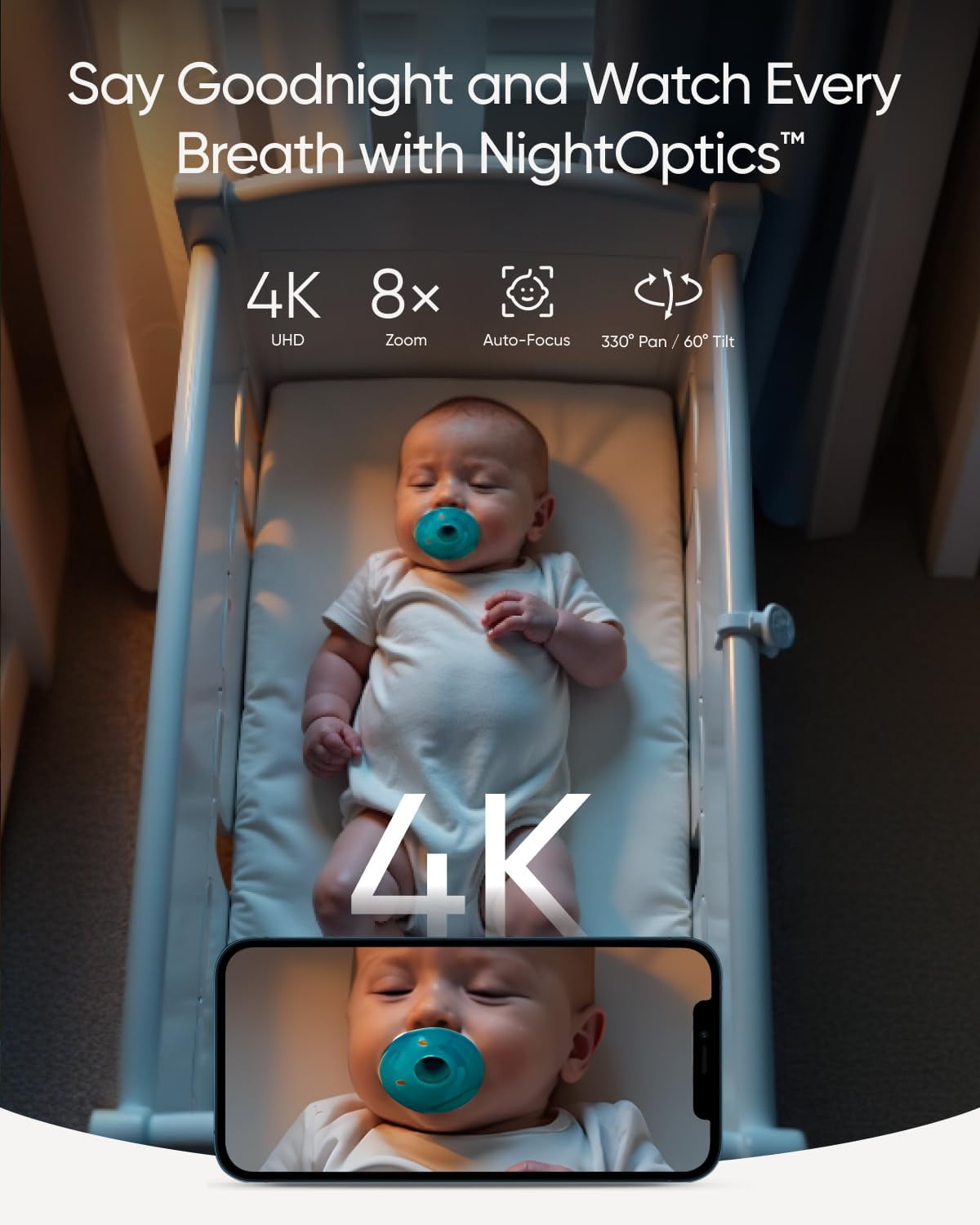 eufy Baby Monitor E21 with 2 4K UHD Cameras