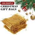 thumbnail image 2 of Christmas Gift Bags Eyelash Flower Bag Curved Drawstring Bag Organza Bag, 2 of 8