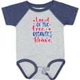 thumbnail image 3 of Inktastic Memorial Day Land of the Free Because of the Brave Boys or Girls Baby Bodysuit, 3 of 5