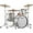 Silver Sparkle, variant on Ludwig Classic Maple 3-Piece Drum Shell Pack - Vintage Black Oyster