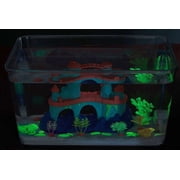 Robo Alive Light Up Aquarium Set 18-Piece Playset (Includes 2 Fish, 2 Turtles & 2 Axolotl)