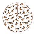 thumbnail image 1 of Fotbe German Shepherd Dog Pattern Christmas Tree Skirt, Tree Skirts Plush Christmas Decorations, Christmas Tree Skirts Xmas Decorations Holiday Party Decor-48", 1 of 6