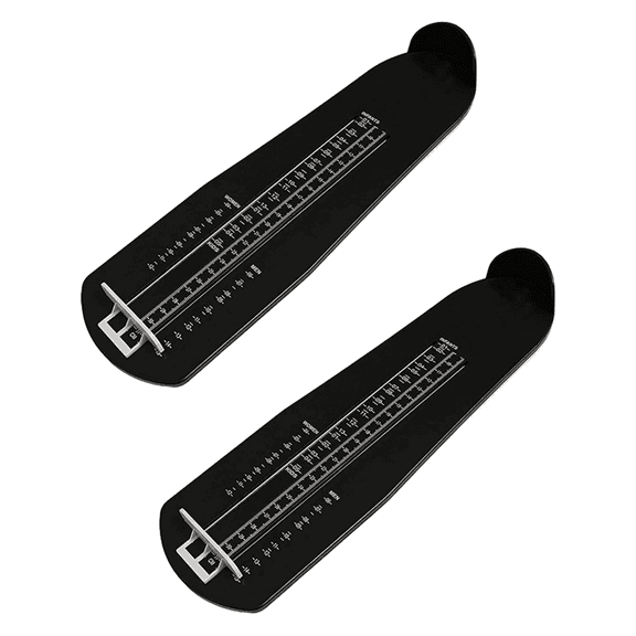 Shoe Measurement Foot Size Measuring Device Plastic Shoe Foot Measuring Device Adult Men's and Women's Size, 2PCS