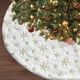 thumbnail image 4 of Falda De Árbol De Navidad De 78 Cm Con Patrones De Copos De Nieve De Lentejuelas Alfombrilla De Árbol De Navidad De Alta Almohadilla De Árbol De Navidad De Alta Para Adornos De Árbol Yuarrent HA027949-01, 4 of 6