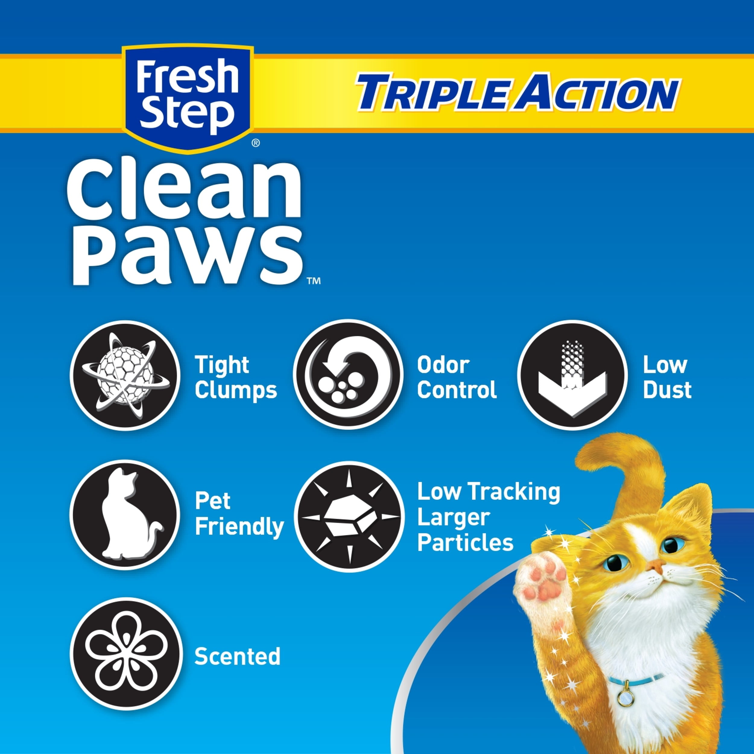 Clean Paws® Calm, Rose and Chamomile Scented Litter