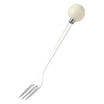 Pompotops Stainless Steel Fruit Fork Set Creative High-value Light Luxury Fruit Pick Household Dessert Fork for Appetizer, Cocktail, Pastry, Dessert